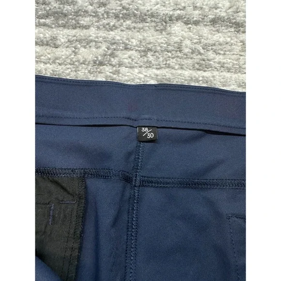Public Rec Dealmaker Pants Mens 38x30 (38x28) Navy Chino Stretch 5 Pocket - Picture 4 of 8